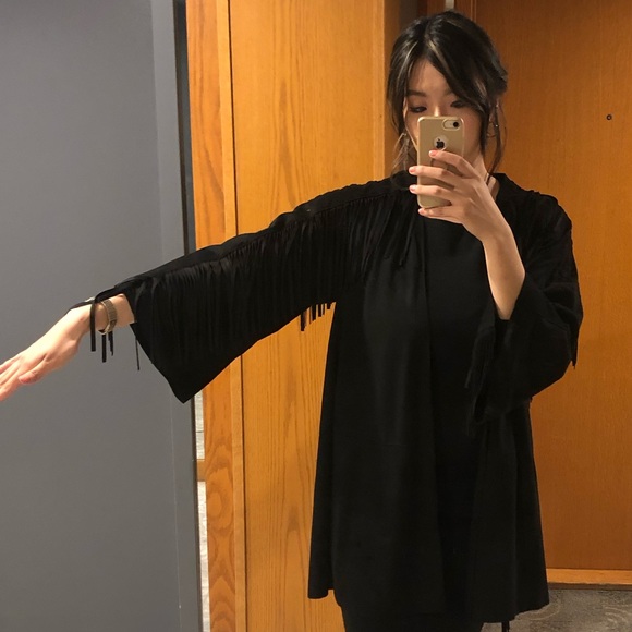 ZARA TASSEL JACKET - Picture 1 of 2